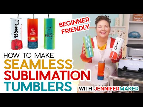 How to Make Sublimation Tumblers in 3 Ways with...