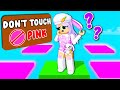 Obby BUT You CAN T TOUCH A COLOR Roblox