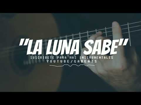 Base De Rap - "La Luna Sabe" 🎸 Hip Hop Guitar Instrumental beat 2023🎙