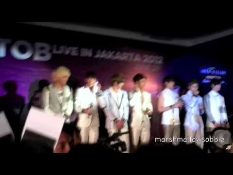 {FANCAM} 120621 BTOB live in Jakarta - TALK Session