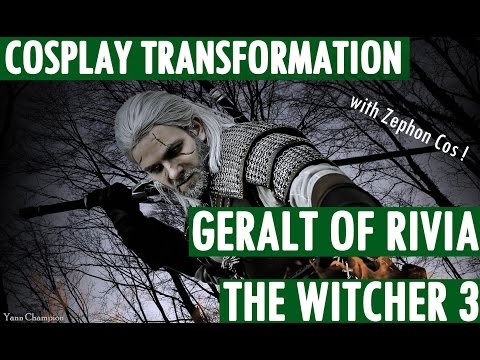 Cosplay Transformation - Geralt of Rivia -  by Zephon Cos, and Azure Cosplay