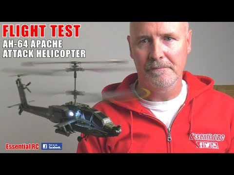 CHEAP TO BUY and EASY TO FLY !!! SYMA S109G AH-64 APACHE ATTACK HELICOPTER: ESSENTIAL RC FLIGHT TEST