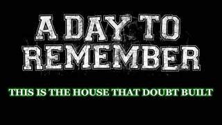 A Day To Remember - This is the House that Doubt Built (Sub. en Español) ᴴᴰ