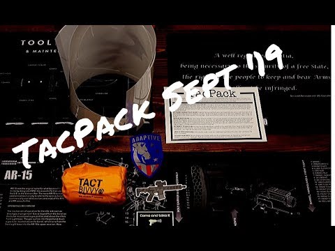 TACPACK Subscription Box Review - September 2019