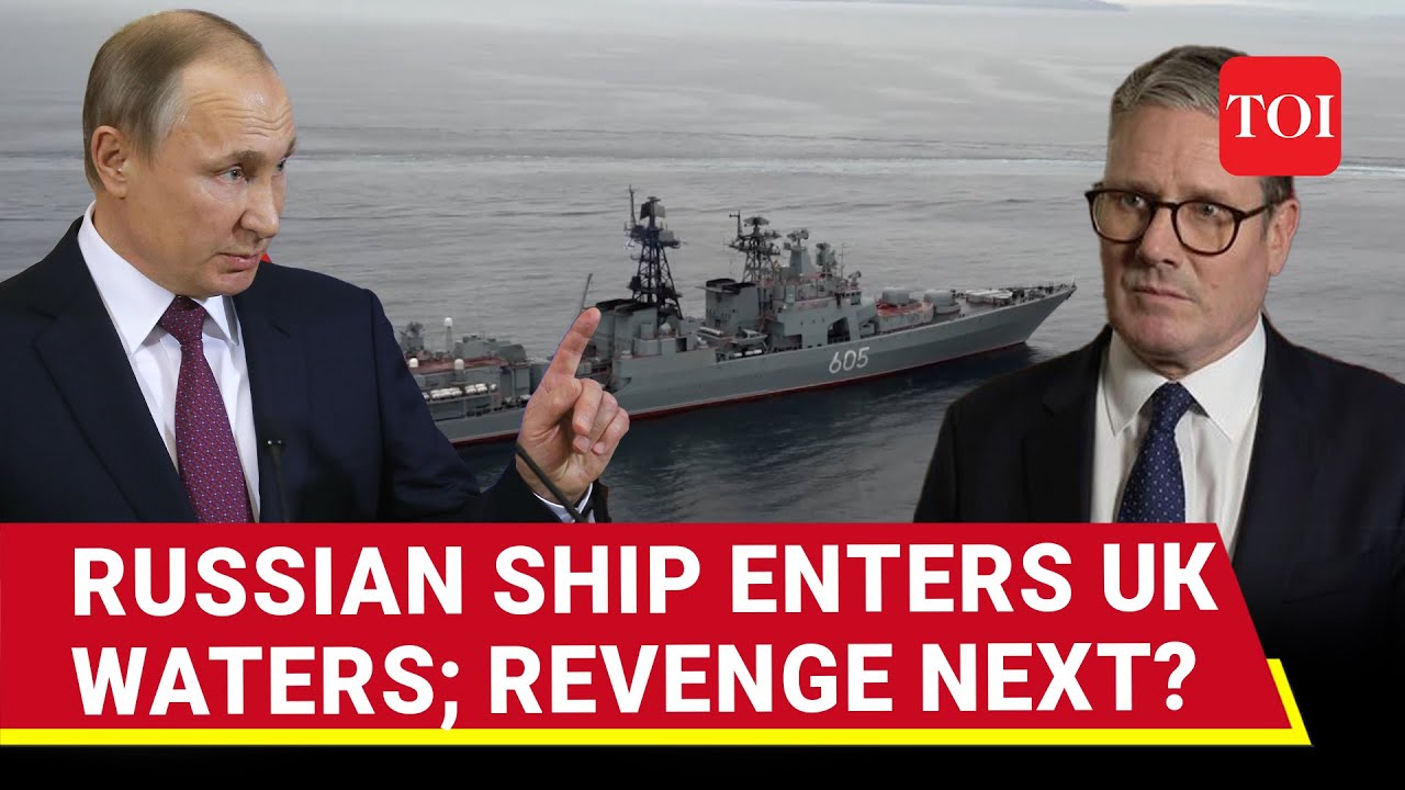 Giant Russian Ship Enters British Waters; UK To Face Putin's Revenge? Royal Navy Rushes