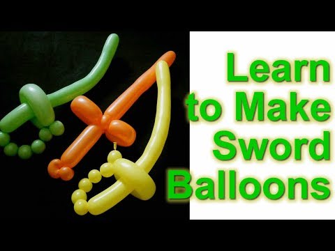 How to Make a Balloon Sword: A Beginner's Complete Guide #swordballoon #balloonsword
