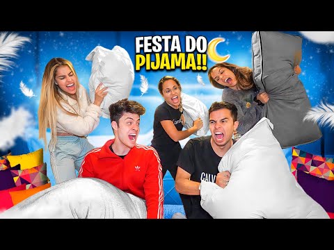 FIZEMOS UMA NOITE DO PIJAMA E ALGO BIZARRO ACONTECEU! - (TENSO!)