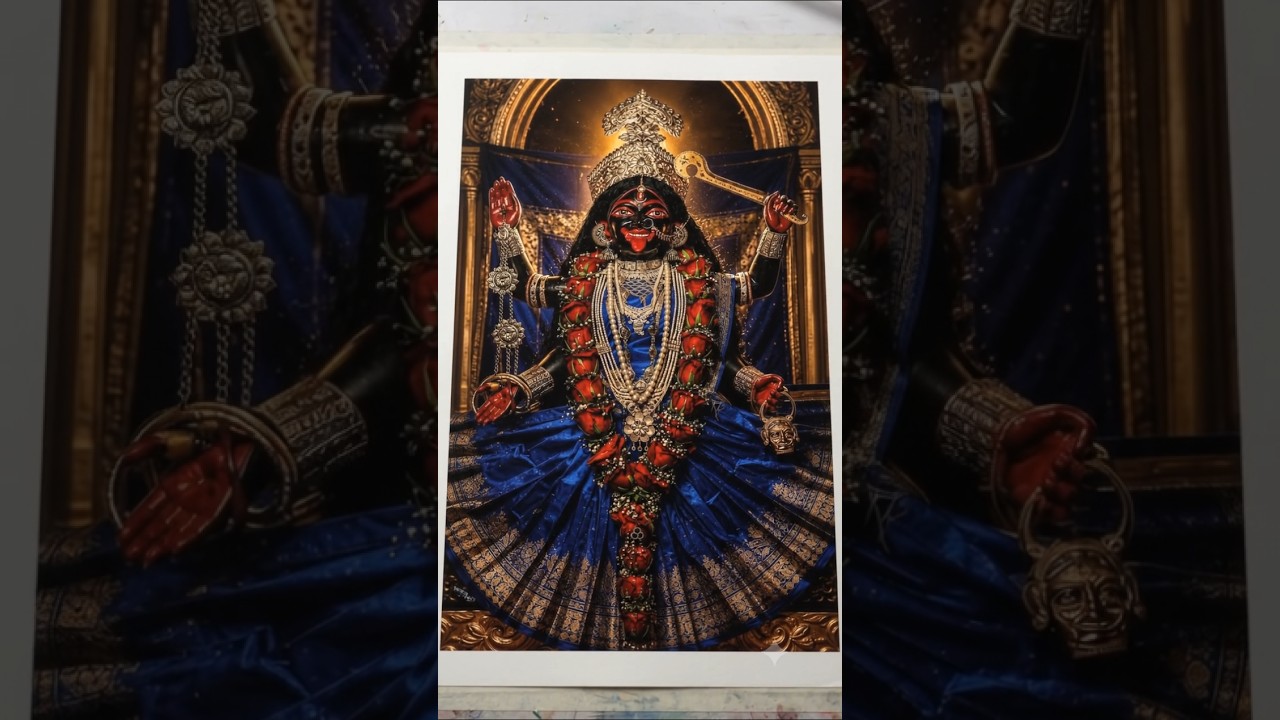 “जब एक साधारण चित्र में प्रकट हुई माँ काली की दिव्य शक्ति 🙏🔱” #maakali
