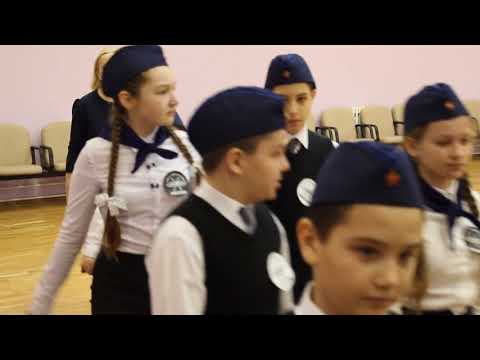 Смотр строя и песни 20.02.2018г. Гимназия