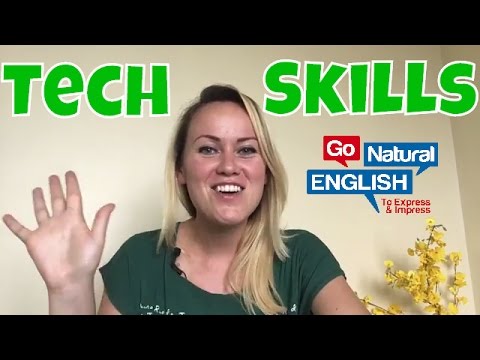 如何用英語描述我的履歷或履歷中的技術和計算機技能？+在線英語課程 (How to Describe Tech and Computer Skills in English for my CV or Resume? + Online English Lessons)