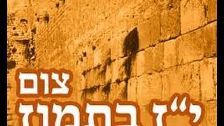 הרב יצחק לסרי - יז' בתמוז – בין המצרים