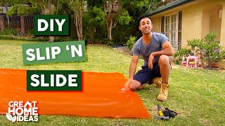 How To Make The Ultimate DIY Slip 'n Slide