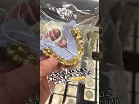 NPG GRILLZ ARE NOOOO GOOD! Stop putting brass in your mouth. #npg #npggrillz #grillz