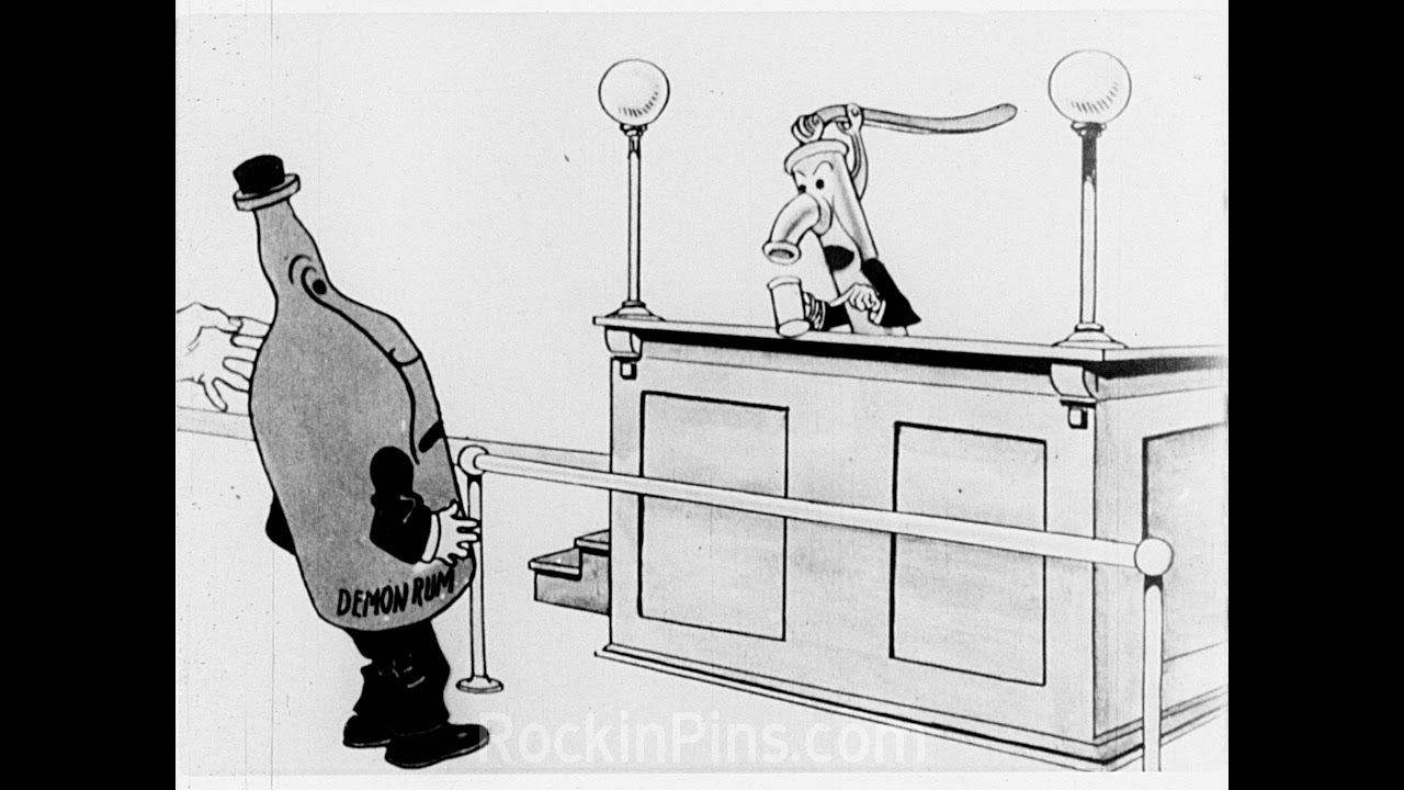 Komic Kartoon | Curfew Shall Not Ring | 1916 | 2K | Harry Palmer Silent Cartoon