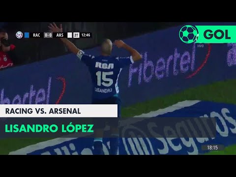 Lisandro López (1-0) Racing vs Arsenal | Fecha 25 - Superliga Argentina 2017/2018