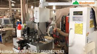 Máy Làm Mộng Cnc 2 đầu FULL Auto Woodmaster