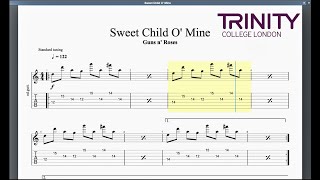 Download lagu Sweet Child Of Mine Trinity Grade 8 Guitar mp3