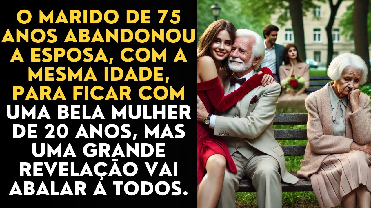 O Marido De 75 Anos Abandonou A Esposa, Com A Mesma Idade, Para Ficar Com Uma Bela Mulher De 20 Anos
