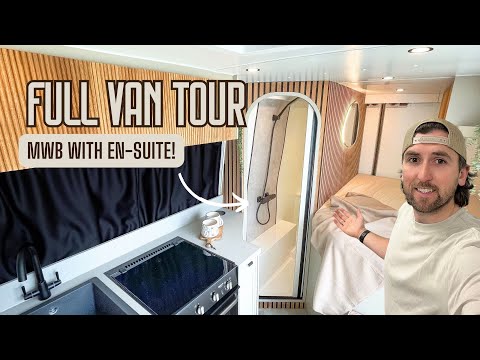 VAN TOUR | MWB Crafter with En-Suite! Full Off-Grid Conversion