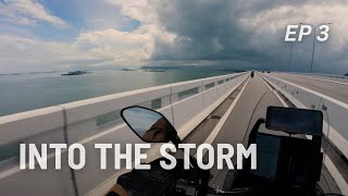 Racing The Rain TO GEORGE TOWN! - Ep 3 (Motorcycling across the Globe)