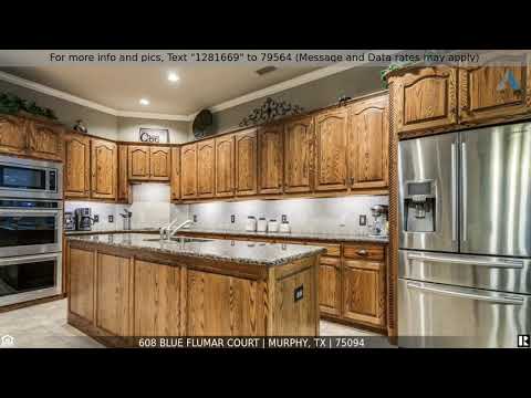 Priced at $619,900 - 608 Blue Flumar Court, Murphy, TX 75094