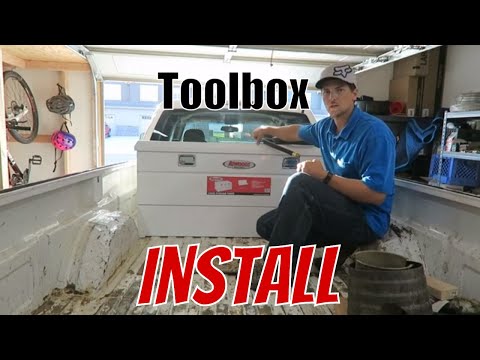 Diesel Fuel Transfer Tank Toolbox Combo Install