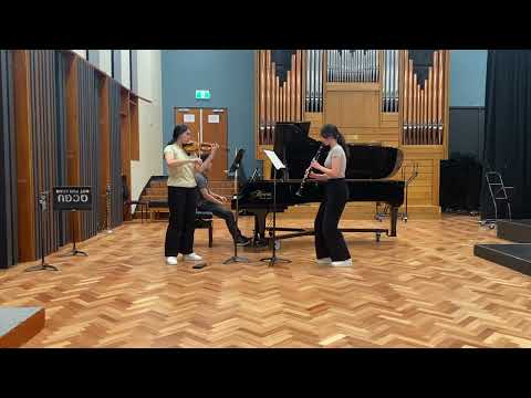 Bartok Contrasts for Violin, Clarinet and Piano, 2nd Movement