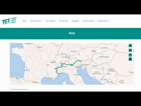 Trans Euro Trail IT W-E April 2023: Navigation Guide