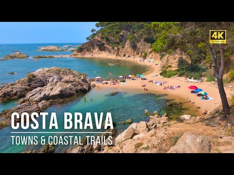 Costa Brava Beach Walk 🌊 Palamós, Spain | 4K Walking Tour