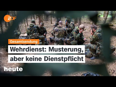 heute 19:00 Uhr vom 13.11.2025 Neuer Wehrdienst, Wirtschaft, Frankreich gedenkt der Terror-Opfer
