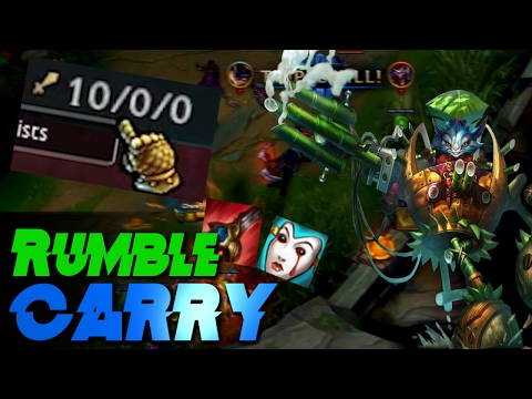 HARD Carry with Rumble jungle on Patch 7.2