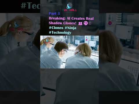 Breaking: AI Creates Real Shadow Clones! 👥🌑 #Clones #Ninja #Technology #ScienceFiction Part 3