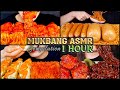 Mukbang ASMR 1 Hour Eating Kielbasa Sausage | Jjajangmyeon | Spicy Cheese Tteokbokki | Yosii ASMR