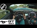Ford Mustang GT 5 0 V8 421 PS Top Speed Drive German Autobahn No Speed Limit POV