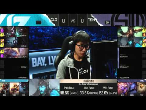 Ban and Pick Phase TSM vs CLG GAME 1 NA LCS SPRING CHAMPIONSHIP FINALS 2016