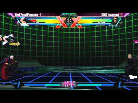 UMVC3 BigE FecalPenance vs DMG Insaynne NEC XII Tournament