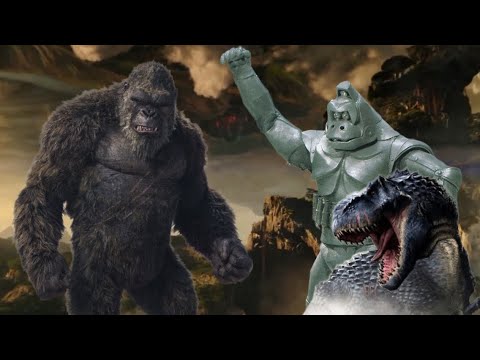 Legendary Kong vs. Mechani Kong/ Vastatosaurus Rex Attacks