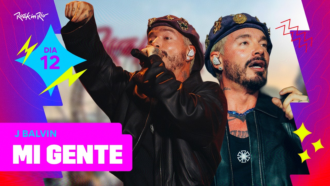 ICÔNICO! 🔥 J Balvin canta 'Mi Gente' no Rock in Rio! | Rock in Rio 2026 | Música Multishow #Shorts