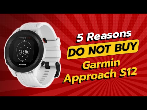 Garmin Approach S12 | 5 Shocking Reasons You Should Skip This Golf Watch! ⛳❌