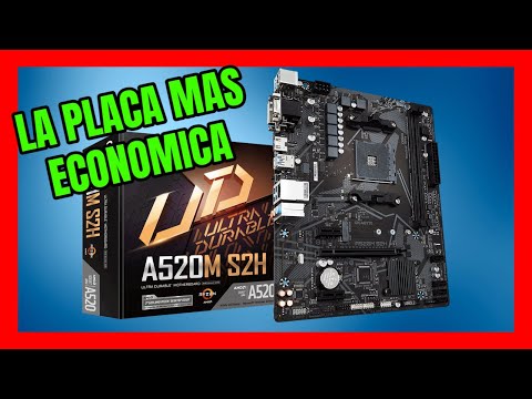 Pagrindinė plokštė Gigabyte AMD A520 S2H AM4 Micro ATX video