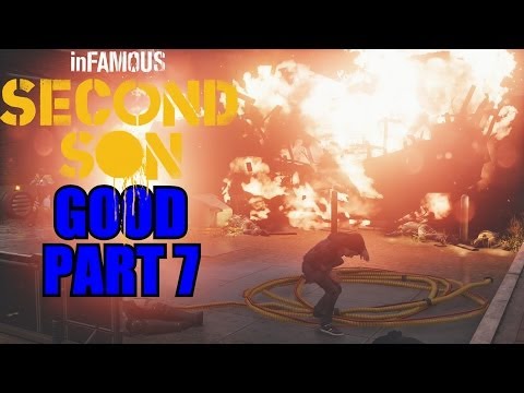 Infamous: Second Son Gameplay Walkthrough Part 7 PS4 Good Karma Review Playthrough