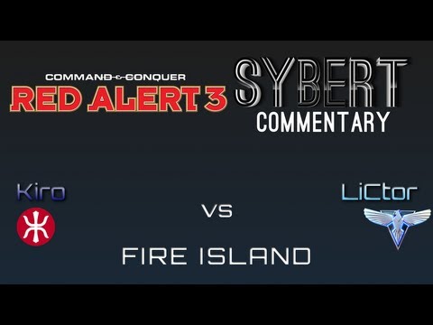Kiro[E] vs LiCtor[A] - Fire Island - Red Alert 3