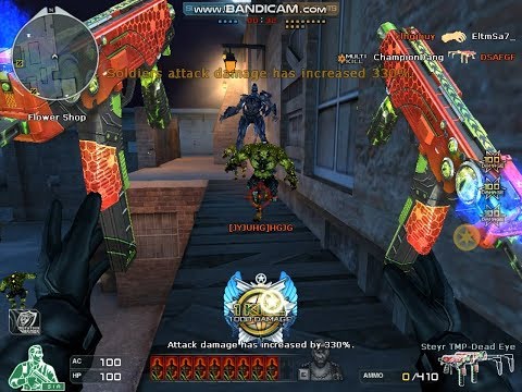 Crossfire NA: Steyr TMP-Death Eye (With full 6 Thompson VIP) HMX Zombie V4 Gameplay - Champion Dang