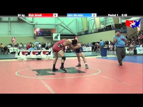 Nick Vetell vs. John Shrader at 2013 ASICS University Nationals - FS