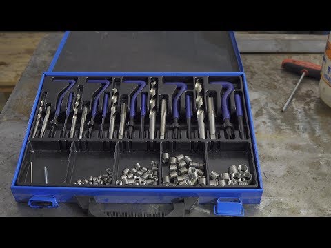 Repair a defective thread with a helicoil (4K)
