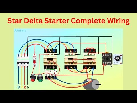 Star Delta Starter Control Wiring  | Complete Star Delta Wiring Diagram Explained