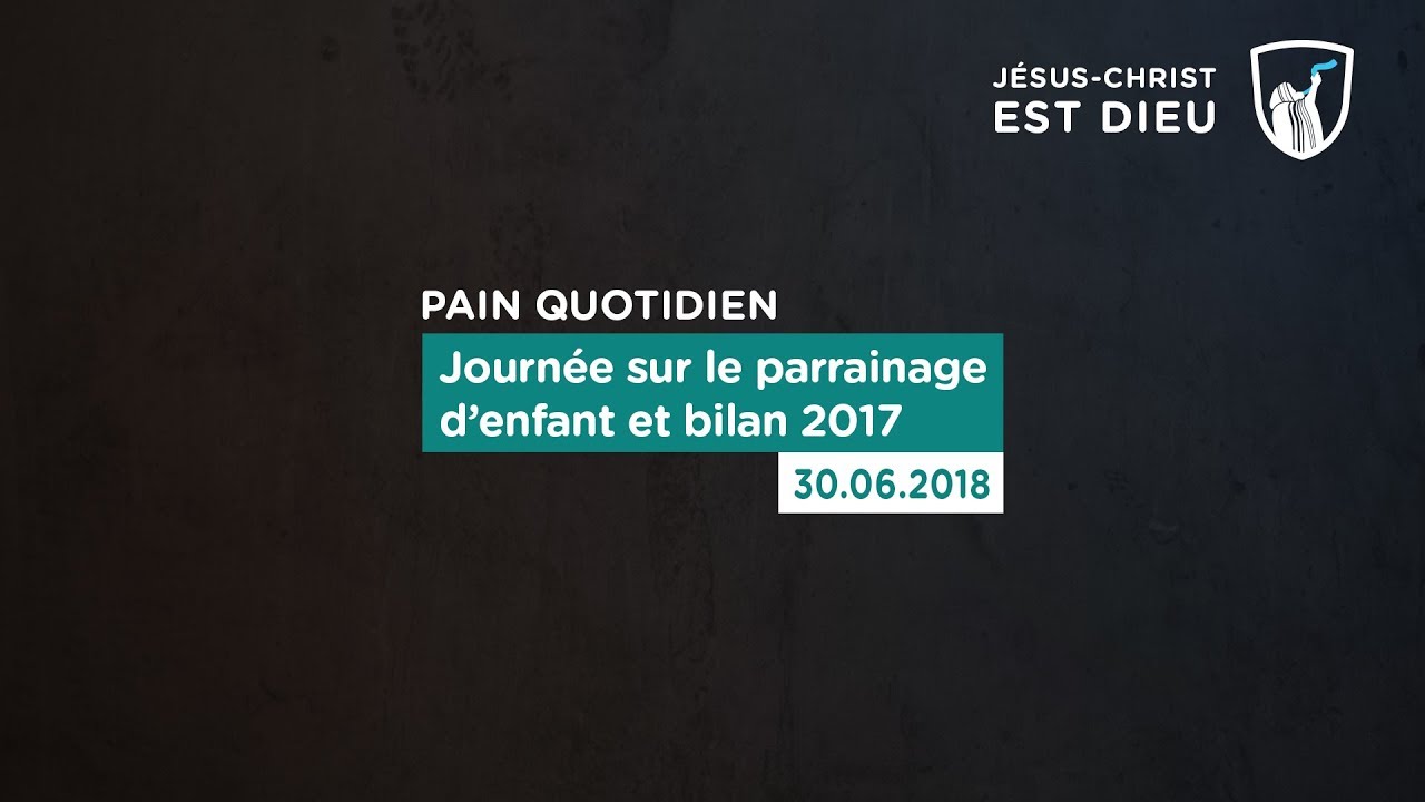 Thumbnail of video: Journée sur le parrainage d'enfant et Bilan 2017