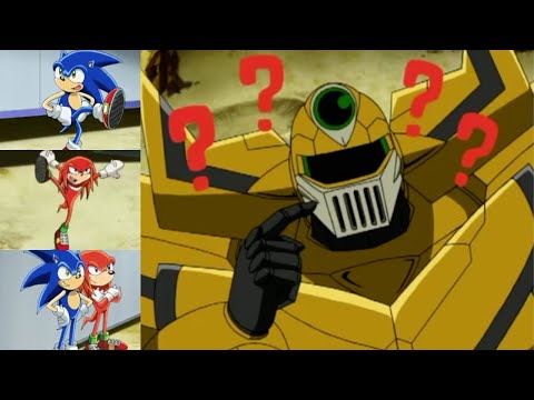 Sonic X Comparison: Sonic And Knuckles Make Fun Of Yellow Zelkova (Japanese VS English)