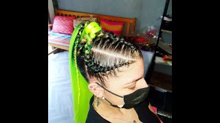 Colour Changing Extensions 😱🤤😍 #shorts #braids #hair #youtubeshorts #hairstyles #youtube