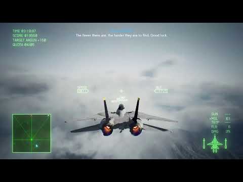 Ace Combat 7 | All Missions with the F-14A Tomcat Part 1 (PS4 Pro)